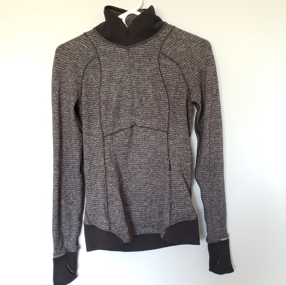 Lululemon Runderful 1/2 Zip Pullover Black Sz small - Picture 1 of 6